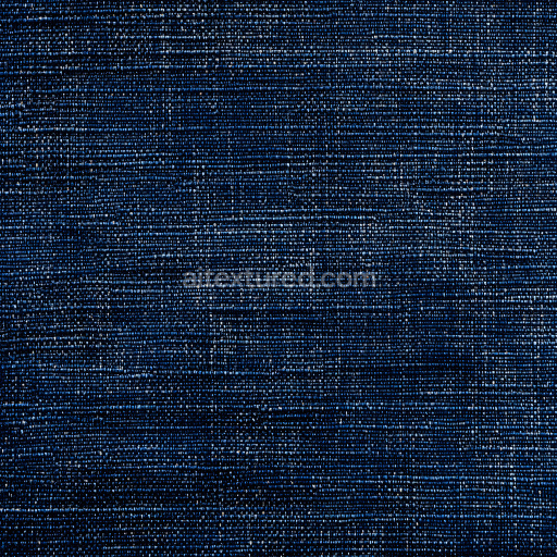 Seamless 3D Cracked Denim Fabric PBR Texture with Dark Blue Weave