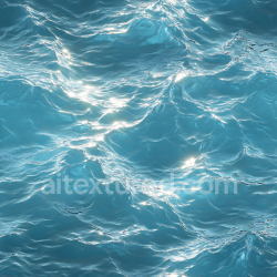 seamless Seamless 3D PBR Texture of Realistic Ocean Surface with Soft Waves and Light Reflections texture 8k free download PBR