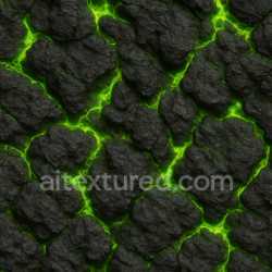 seamless Toxic Volcanic Rock Texture texture 8k free download PBR