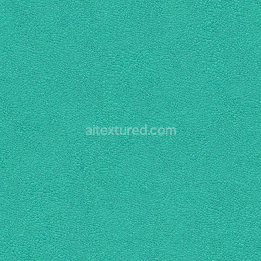 Preview — Seamless 3D Pebbled Grain Turquoise Leather PBR Texture with Fine Grain Detail