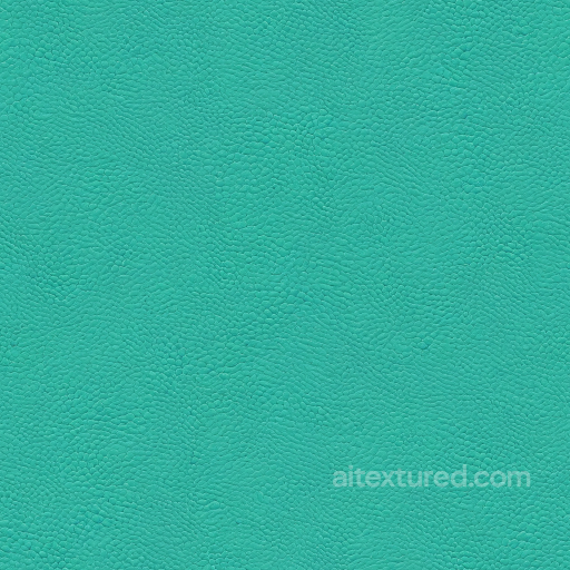 Pebbled Grain Turquoise Leather PBR Texture with Fine Grain Detail seamless Leather PBR texture