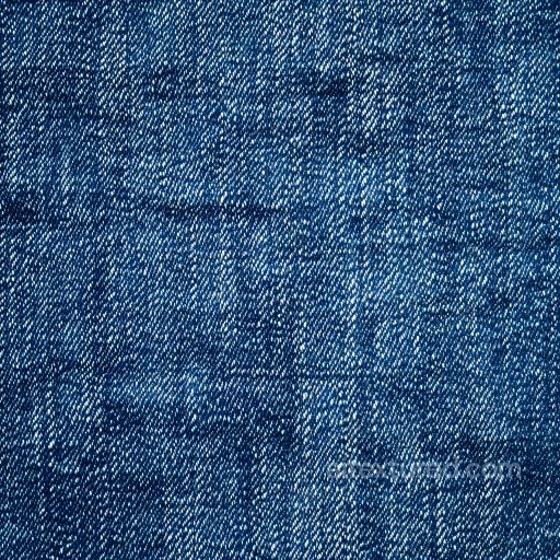 Denim jeans - Cracked Denim Fabric PBR Texture in Rich Blue Tones texture preview