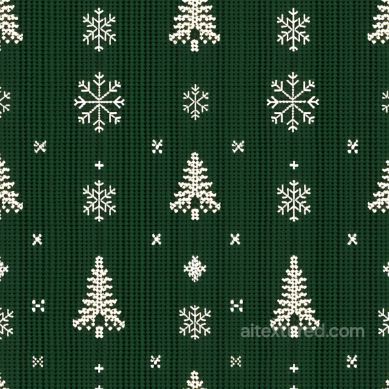All Christmas Digital paper Texture of Green Christmas Knit Fabric with Snowflakes and Pi… All Christmas Digital paper texture preview