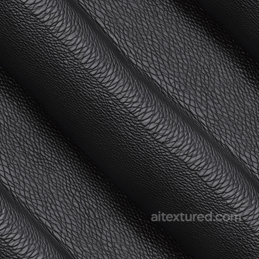 Black Pebbled and Scaled Leather Seamless Texture with Glossy Finish seamless Leather PBR texture