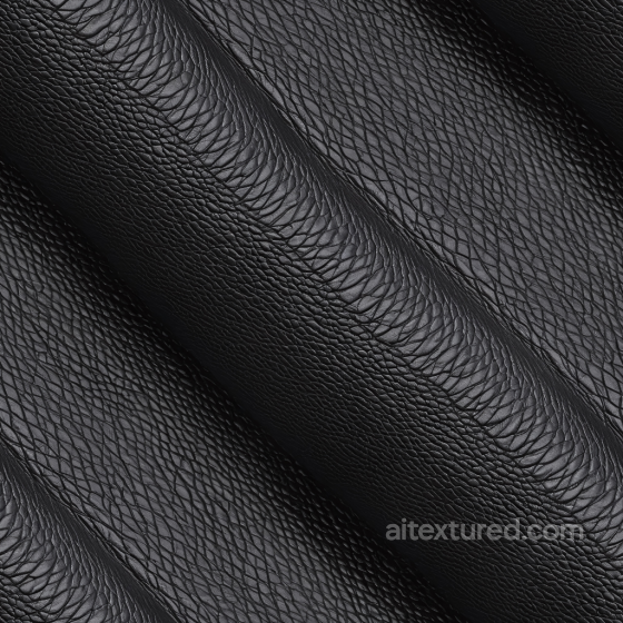 Black Pebbled and Scaled Leather Seamless Texture with Glossy Finish Leather texture preview