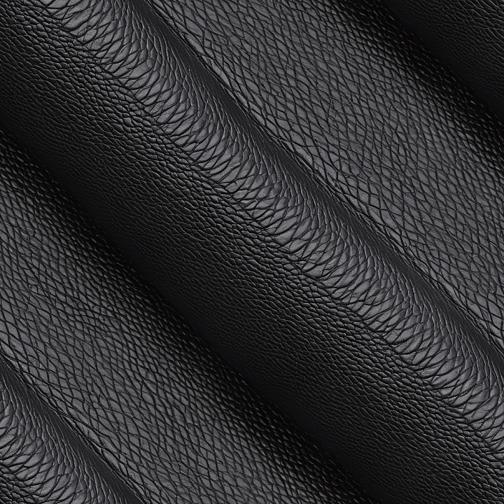 Black Pebbled and Scaled Leather with Glossy Finish seamless PBR texture preview