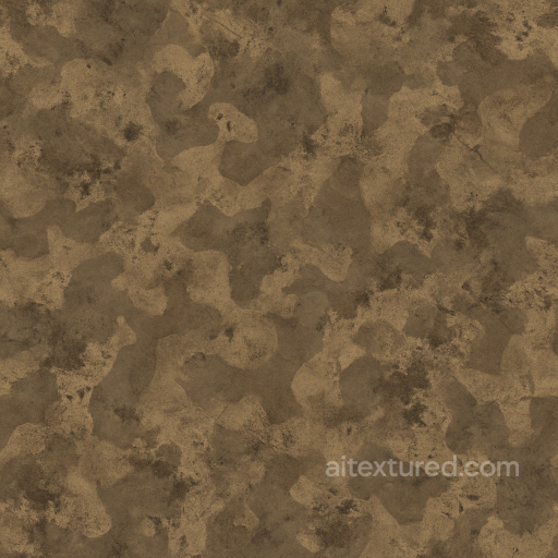 Mud Splatter Muddy Brown Disruptive Camouflage seamless Color Camouflage PBR texture