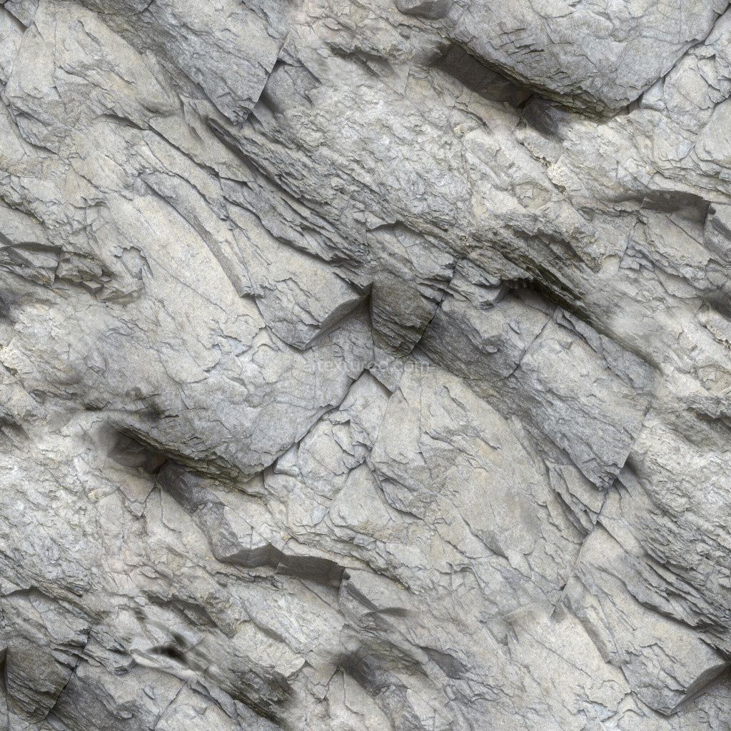 Seamless rock texture ideal for 3D applications