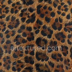 seamless Seamless 3D PBR Texture of Distressed Leopard Print Leather with Fur Detail texture 8k free download PBR