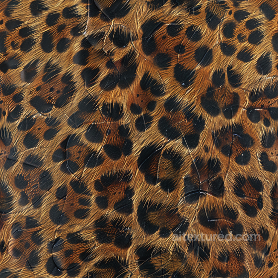 Distressed Leopard Print Leather Seamless Texture with Fur Detail Leather texture preview
