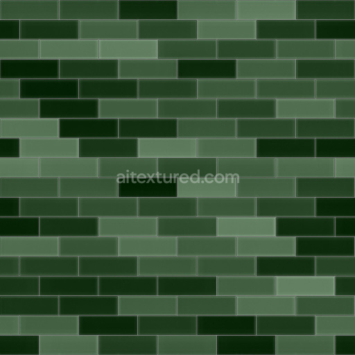 Tiles Seamless Pbr Green Glossy Modern Ceramic Smooth Reflective Textured