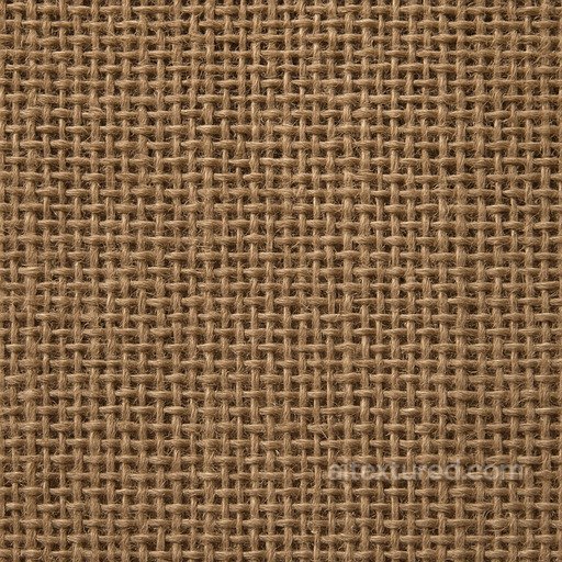 Burlap Jute Coarse Weave seamless Fabric PBR texture