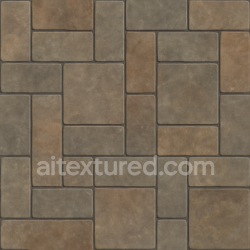 seamless Seamless 3d texture pbr 8k basketweave tiles mosaic with blended colors and smooth stone finish texture 8k free download PBR