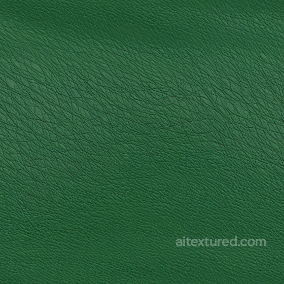Pebbled Green Leather PBR Texture with Subtle Grain and Matte Finish Leather texture preview