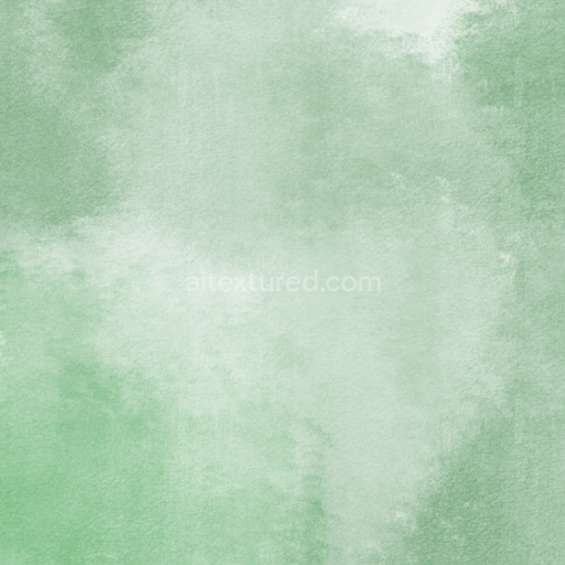 Preview — Seamless 3D PBR Texture Featuring Soft Green Watercolor Wash Effect