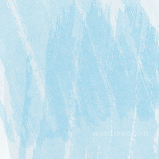 Light Blue Watercolor Paper Texture with Soft Brush Strokes seamless Watercolor texture PBR texture
