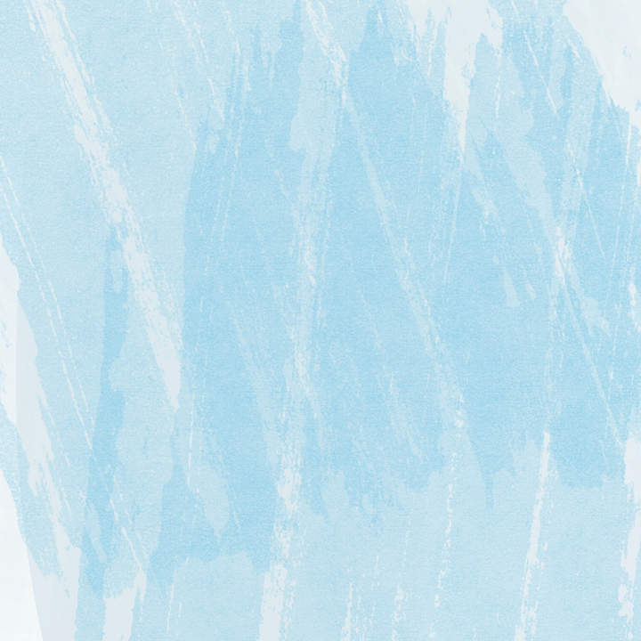 Light Blue Watercolor Paper with Soft Brush Strokes seamless PBR texture preview