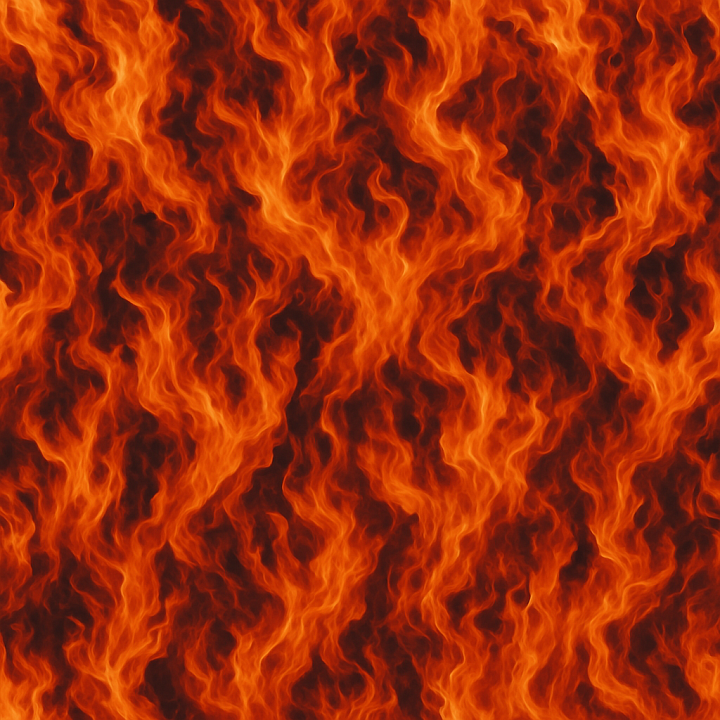 Fire Ground seamless PBR texture preview