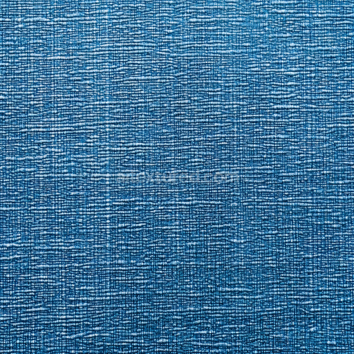 Seamless 3D cracked blue fabric PBR texture with fine linear splits and woven details