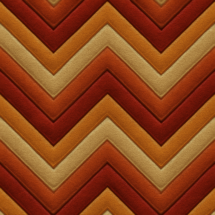 Retro Stripes Wallpaper With Chevron Pattern And Raised Flocked Velvet… seamless PBR texture preview