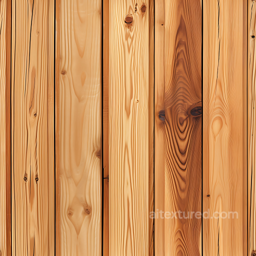 Pine Wood Planks PBR Texture Featuring Natural Knots and Grain seamless Wood PBR texture