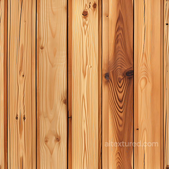 Pine Wood Planks PBR Texture Featuring Natural Knots and Grain Wood texture preview