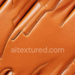 seamless Seamless 3D Smooth Tan Leather PBR Texture Featuring Fine Grain and Detailed Stitching texture 8k free download PBR