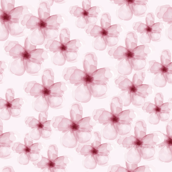 Watercolor Cherry Floral Fabric Texture in Soft Pink Hues Watercolor Cherry texture preview