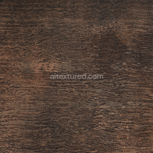 Dark Weathered Wood Texture with Natural Grain and Aging Details