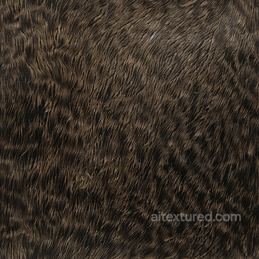 Dark Brushed Leather Texture with Fine Grain Directionality seamless Leather PBR texture