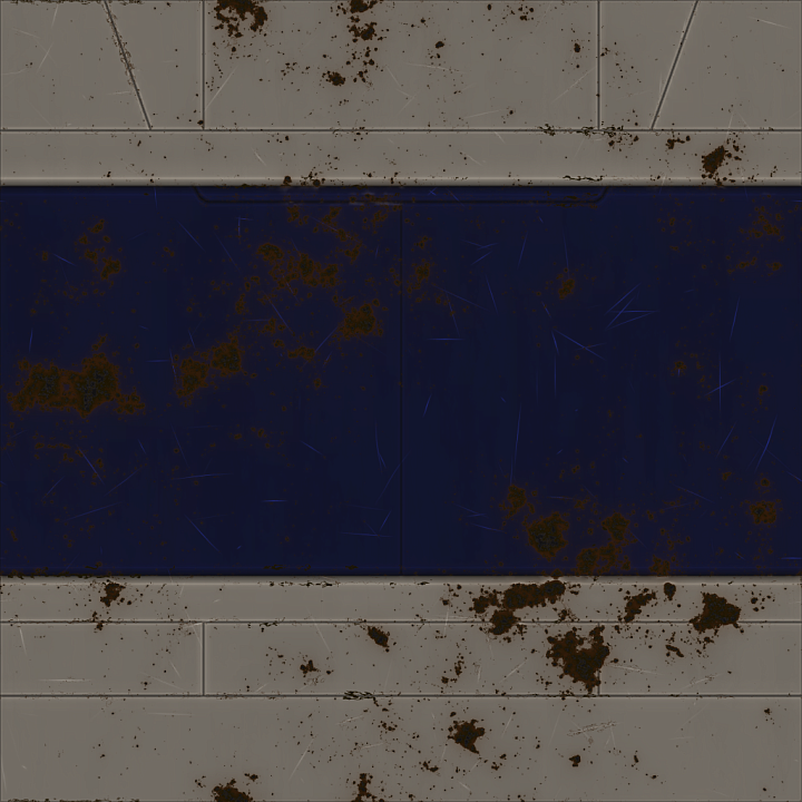 Aged Metal Metallic Old Panel Rust Sci seamless PBR texture preview