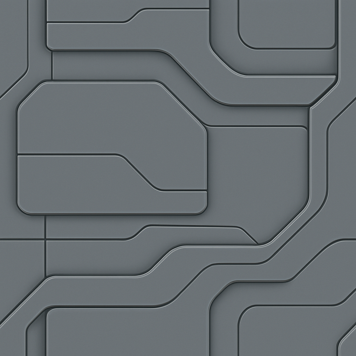 Smooth Futuristic Panel seamless PBR texture preview