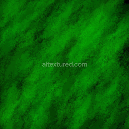 Seamless 3D PBR Watercolor Texture in Vibrant Green with Soft Gradient Wash