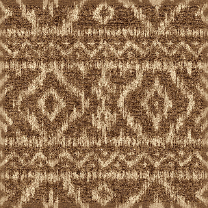 Wallpaper With Tribal Ikat Woven Fibers And Cotton Weave seamless PBR texture preview