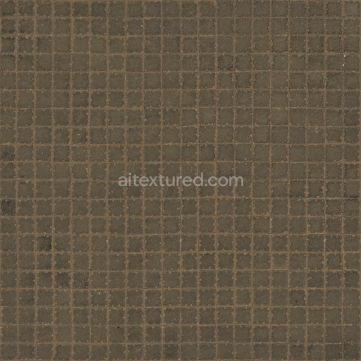 Square Brick Paving — Brick Bricks Paving Weathered Rough Brick — PBR seamless 3D texture