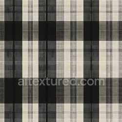 seamless Seamless 3D PBR Texture of Black and White Plaid Fabric Pattern texture 8k free download PBR