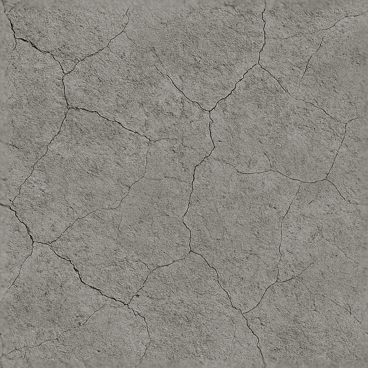 Rough Concrete Wall Surface With Cracked Concrete Details Photorealistic seamless PBR texture preview