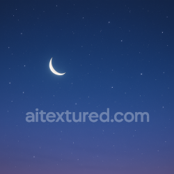 seamless Seamless 8k PBR 3d texture of crescent moon night sky with subtle twilight glow and stars texture 8k free download PBR