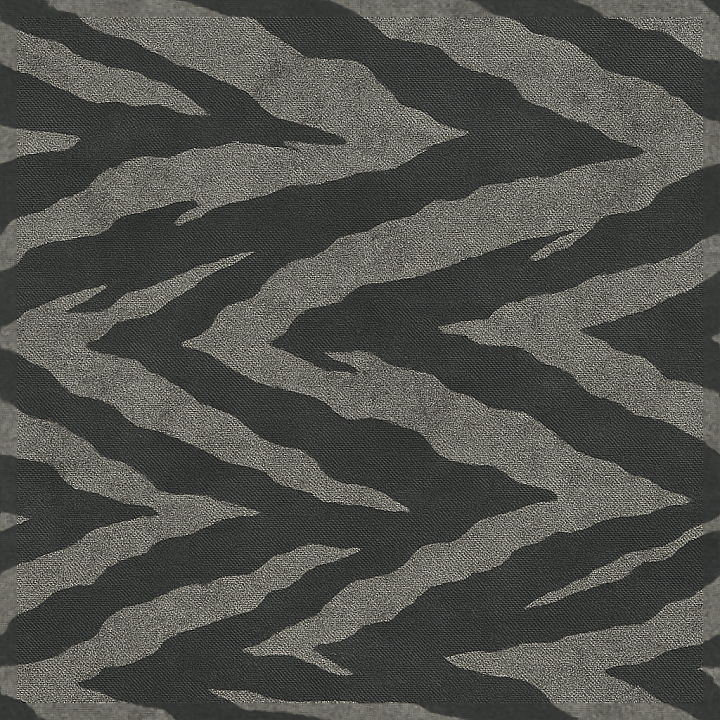 Urban Gray Tiger Stripe Camouflage Fabric seamless PBR texture preview