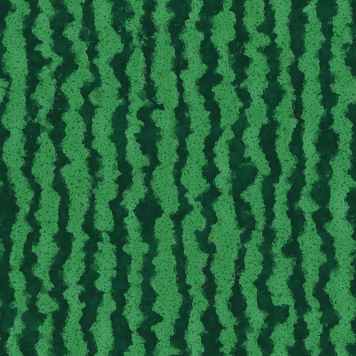 Watermelon Fruit Skin seamless PBR texture preview