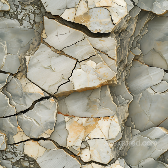 Cracked Stone Ground PBR Texture with Weathered Layers and Earthy Tones Stone texture preview