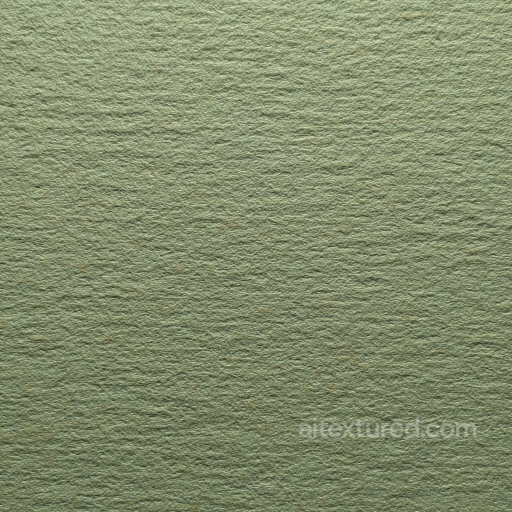 Felt PBR Texture Featuring Soft Muted Green Dense Fibers seamless Felt PBR texture