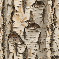 seamless Seamless 3D Birch Bark PBR Texture Featuring Peeling and Knots texture 8k free download PBR