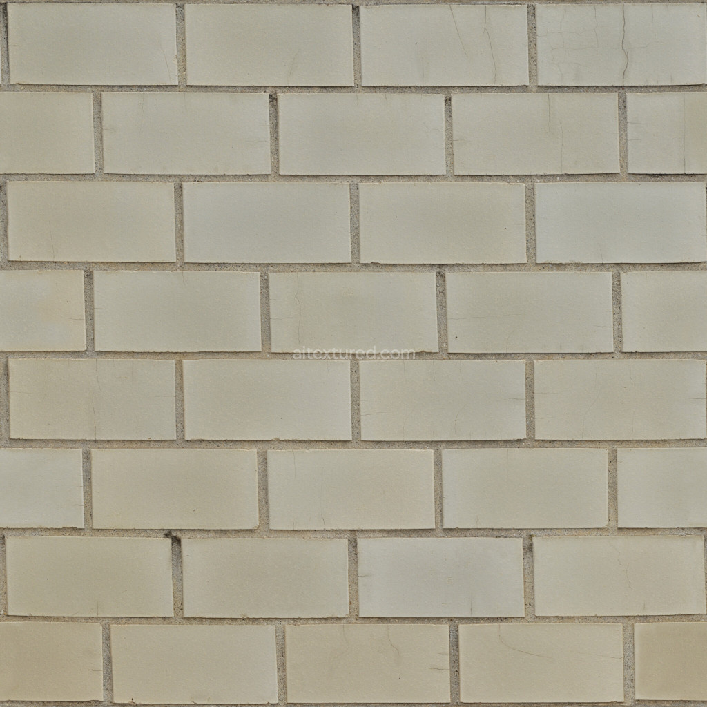 Seamless PBR bricks texture with a smooth finish