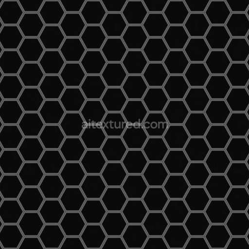 Hexagonal Metal Frames with Concave Rubber | Free PBR