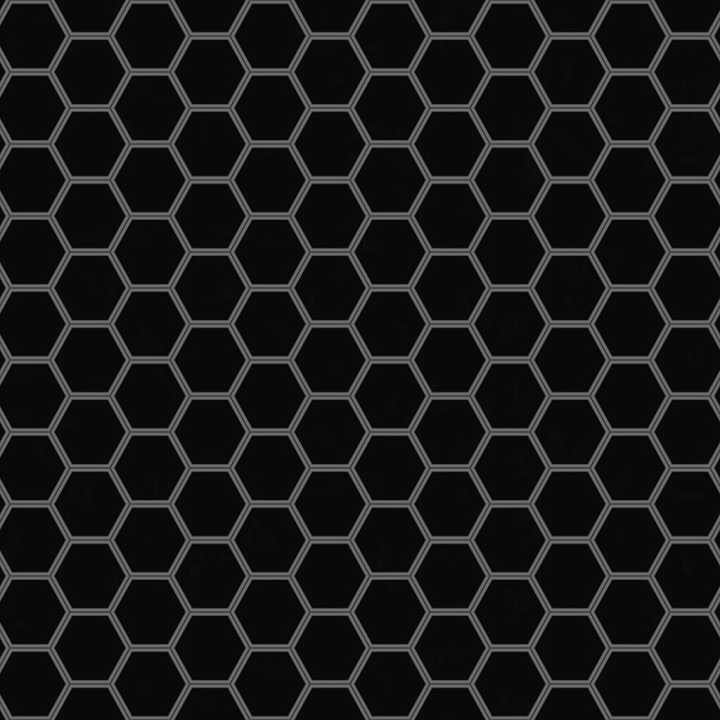 Hexagonal Metal Frames with Concave Rubber seamless PBR texture preview