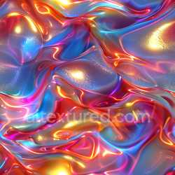 seamless Seamless 3D PBR Texture Featuring Vibrant Glossy Wavy Surface with Reflective Highlights texture 8k free download PBR