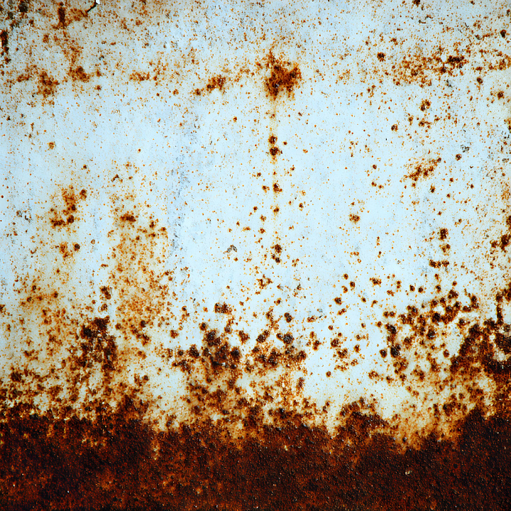 Rusted Metal with Corrosion and Rust Spots seamless PBR texture preview