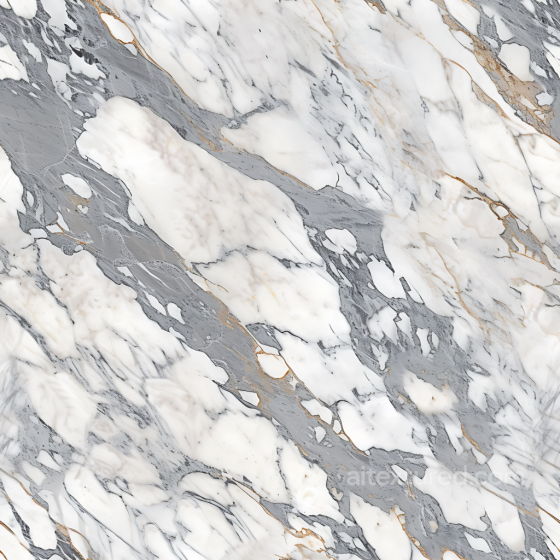 Arabescato Corchia White Marble PBR Texture with Bold gray Veins and Gold Accents Marble texture preview
