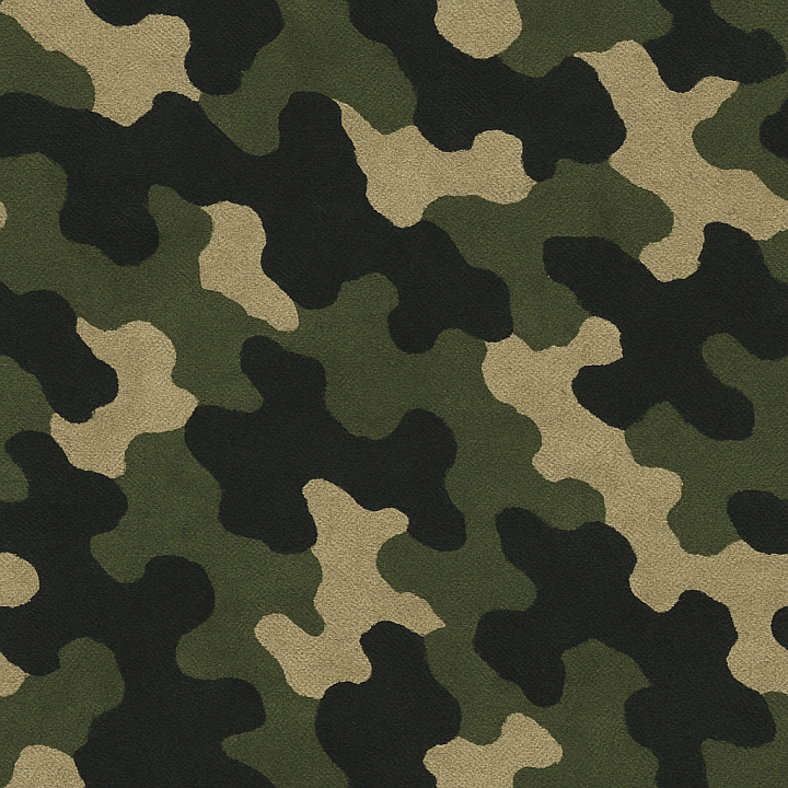 High Contrast Disruptive Pattern Camouflage seamless PBR texture preview